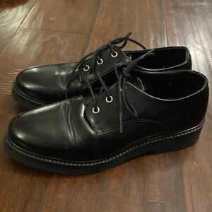 Shoe The Bear‎ Black Leather Lace-up Oxfords